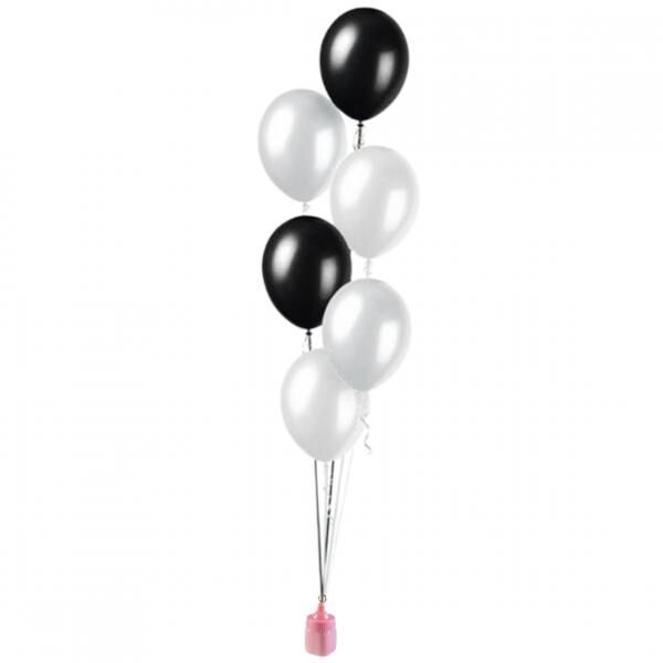 Ballongewicht Babyflasche rosa 9 cm