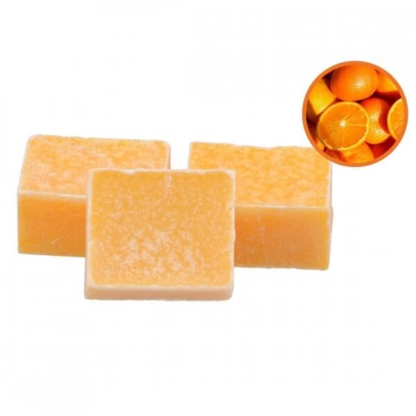 Bernsteinblock orange 4,5 cm