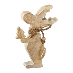 Moose, wood, glitter, small, approx. 14cmH