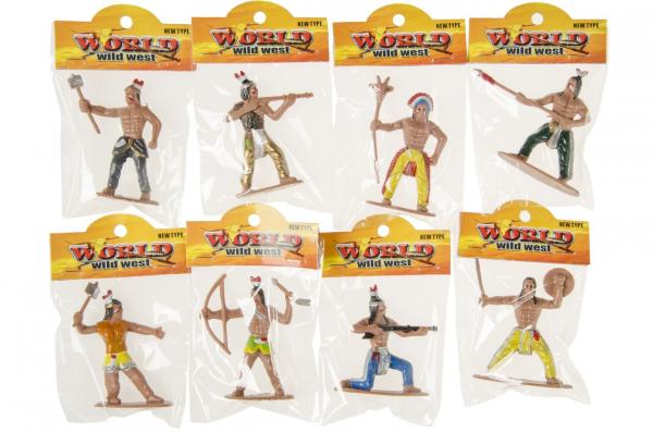 Indianer Spielfiguren Sortiment im Beutel