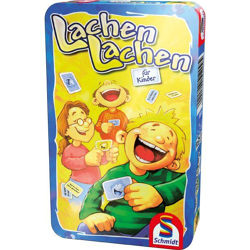 Laughing Laughing for children - take-away game in metal tin