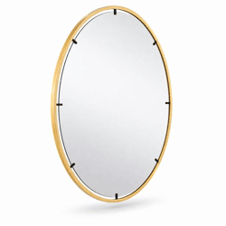 Len-Fra Wandspiegel Salem gold 80 cm