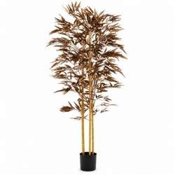 Light & Living artificial plant Bamboo in pot metallic bronze 180 cm