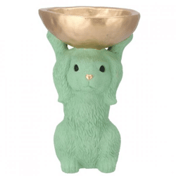 Bowl rabbit green 28 cm