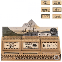 Stempel Let the Adventure Begin 6 cm 6 sortiert