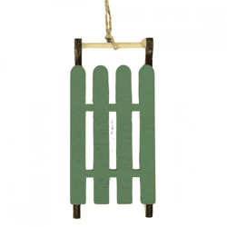 Wilko Christmas Hanger Sleigh 12 cm
