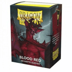 Dragon Shield Standard Matte Sleeves - Blood Red 'Simurag' (100 sleeves)