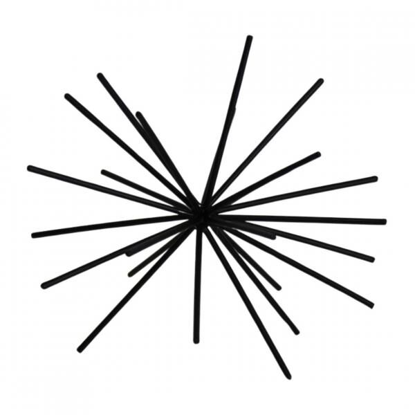 Housevitamin Ornament Feuerwerk Metall schwarz 15 cm