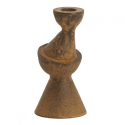 Light & Living kaarsenhouder Mosimo bruin 17 cm