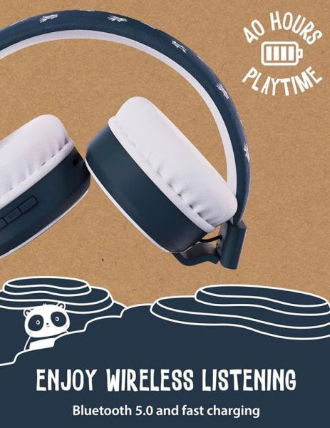 Planet Buddies Pippin The Panda Bluetooth-Kopfh&ouml;rer