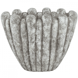 PTMD Blumentopf Minter L grau 47 cm