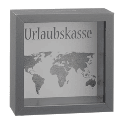 Vacation money box, approx. 14.5 cm