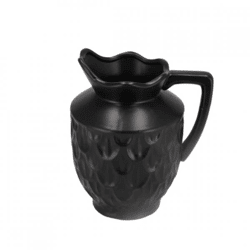 Vase Boa with handle black 20 cm
