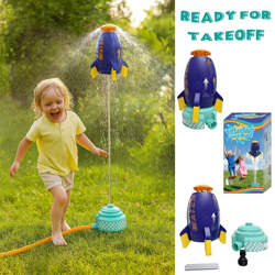 Water sprinkler rocket, approx. 24cmH