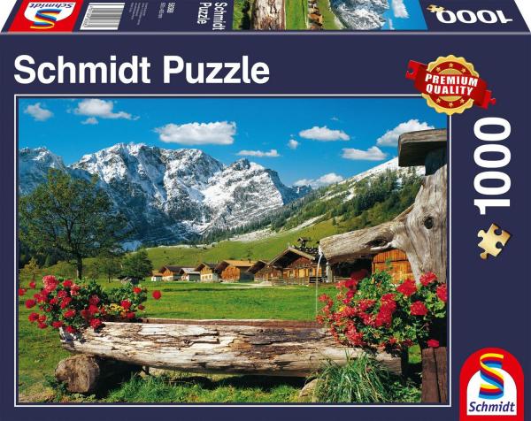 Blick ins Bergidyll - 1000 Teile Puzzle