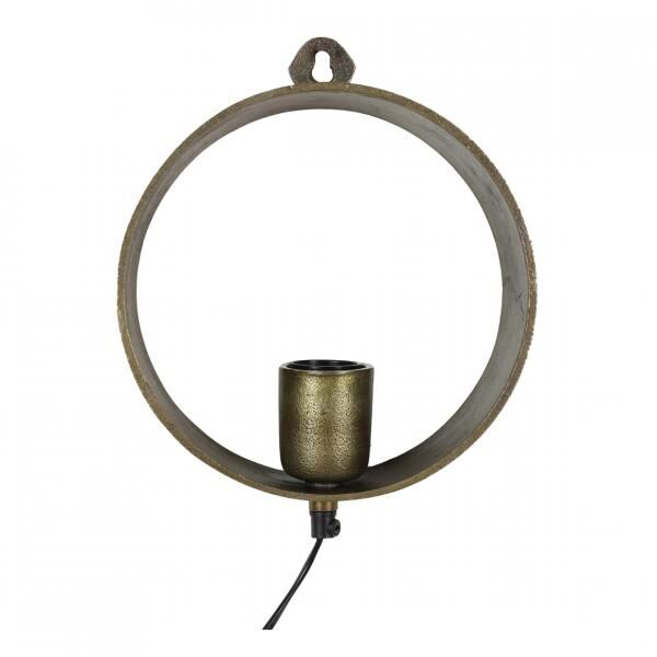 Countryfield Wandleuchte Largo Messing EU-Stecker 22 cm