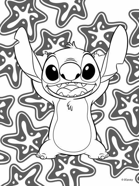 Disney Stitch: Malspa&szlig; mit 3D-Stickern - Softcoverbuch