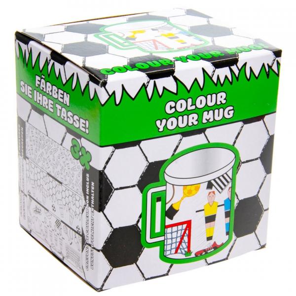 Färbe deinen eigenen Becher Fußball 250 ml
