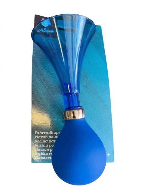 Fahrradhupe oder Rollerhupe blau
