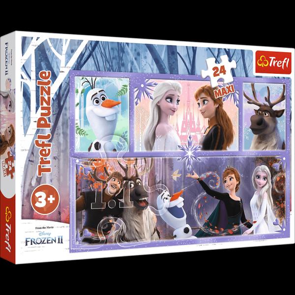 Frozen Welt der Magie - Maxi Puzzle 24 Teile
