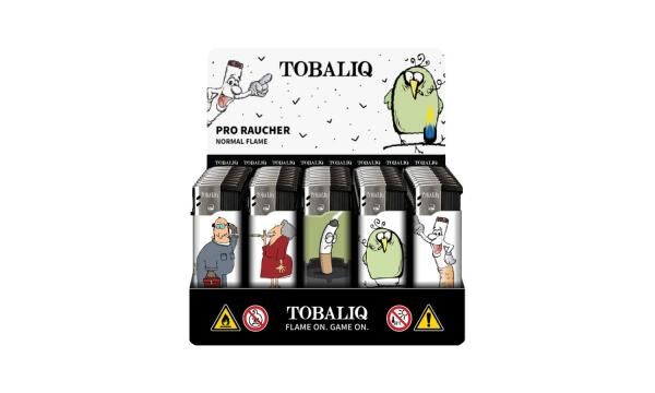 Pro Raucher - Comic Motiv-Feuerzeug Sortiment - 50er Display