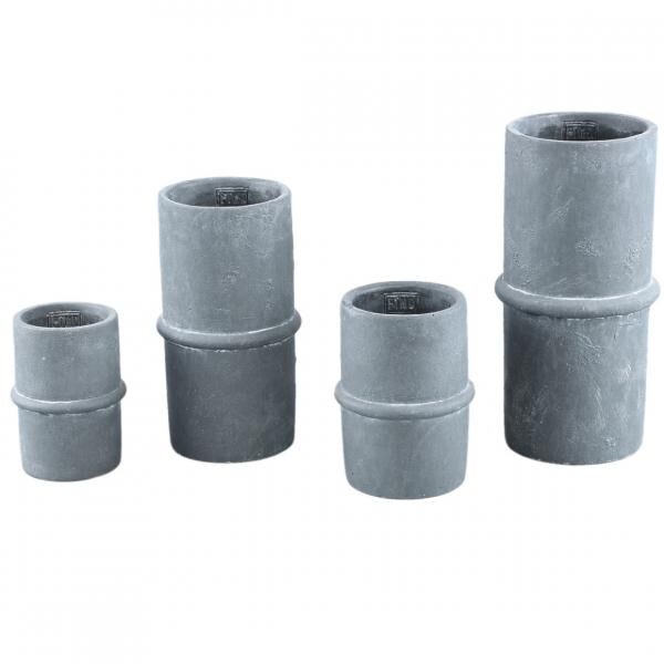 PTMD Blumentopf Werix S grau 14 cm