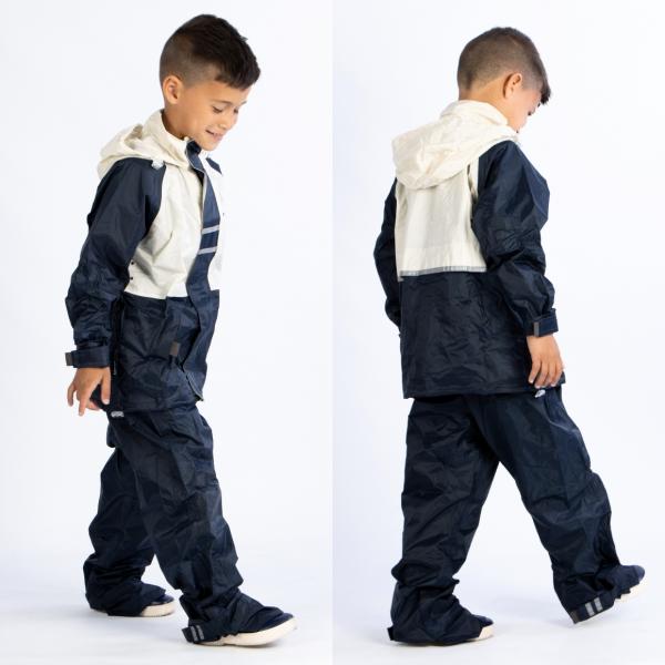 Ralka rain suit kids 43SF dark blue/white 3 assorted sizes 55 pieces