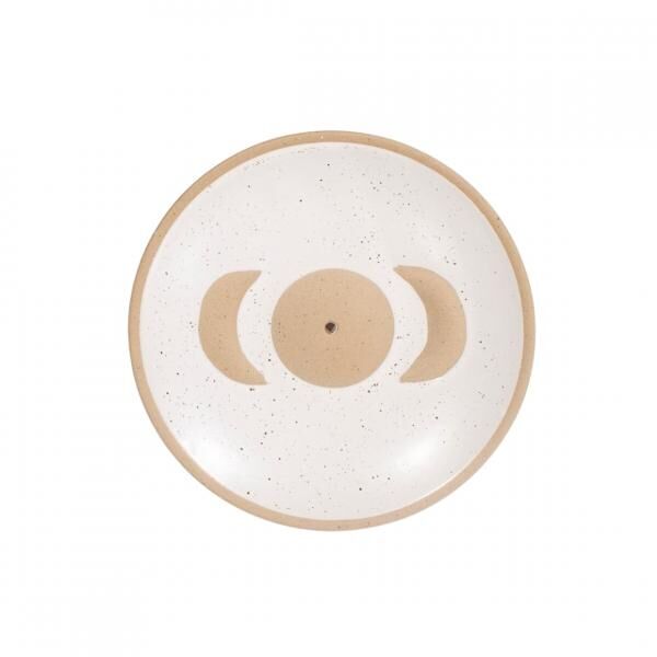 Sass & Belle incense holder Moon Phases white 12.5 cm