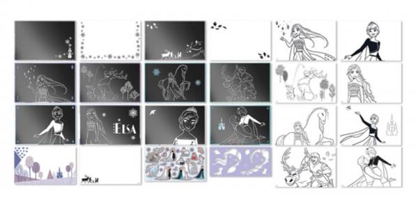 Totum Disney Frozen / Die Eisk&ouml;nigin - Scratchbook