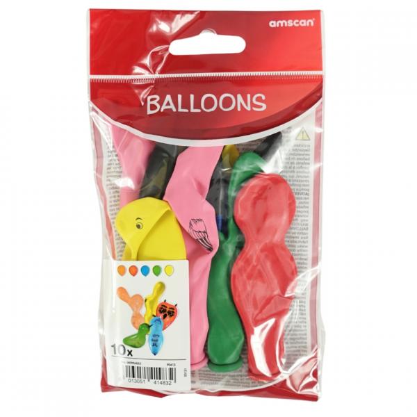 Amscan Figur Luftballons 35 cm 10 Stück
