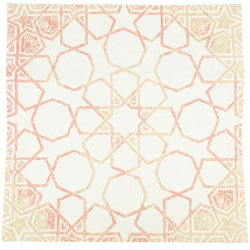 Fair Trade Kissenbezug Orientalisch beige 45 x 45 cm