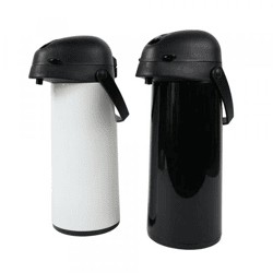 Hovac Thermoskanne mit Pumpmechanismus „Toscane“, 1900 ml, 2er-Set