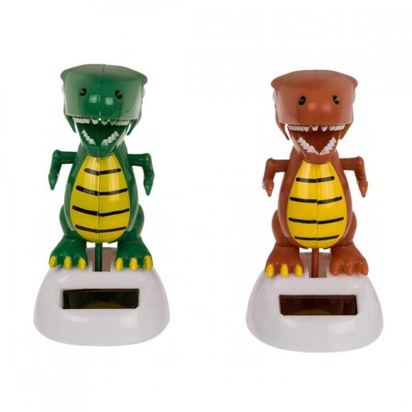 Out of the Blue – bewegliche Dinosaurierfigur, Solar, 10 cm, 2er-Set, sortiert