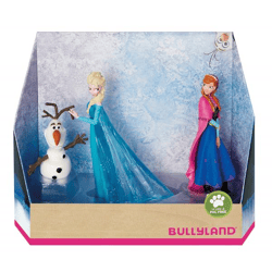 Bullyland 13446 - Disney The Ice Queen / Frozen 3 pieces play figure
