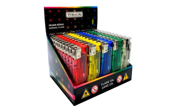 Feuerk&ouml;nig - Elektronik-Feuerzeug Sortiment - 50er Display