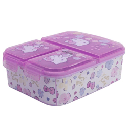 Hello Kitty - Brotdose mit Fächern - 20 cm
