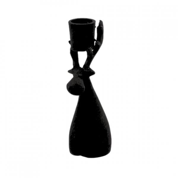 Kerzenständer Dobra schwarz 14 cm