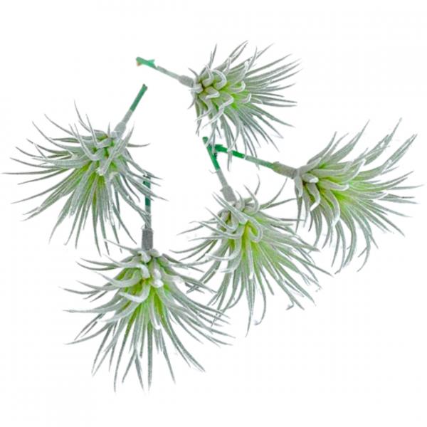 Kunstpflanze Tillandsia grün 7,5 cm Satz von 5