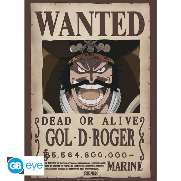 ONE PIECE - Poster Chibi 52x38 - Wanted Gol .D. Roger&nbsp;
