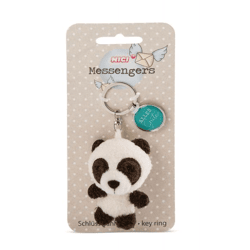Panda 7cm Beanbag Schlüsselanhänger mit Anhänger 