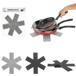 Felt pan protection mat 26cmD Set of 3 