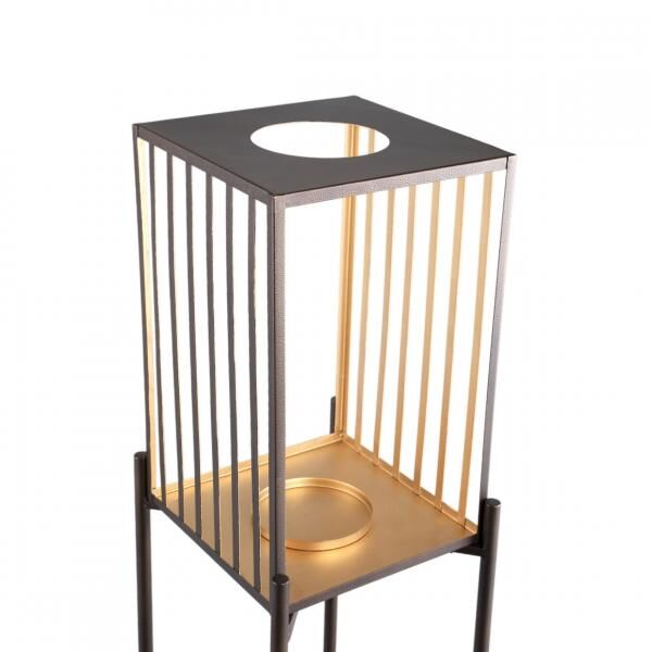 PTMD Windlicht auf Ständer Axin L gold 120 cm