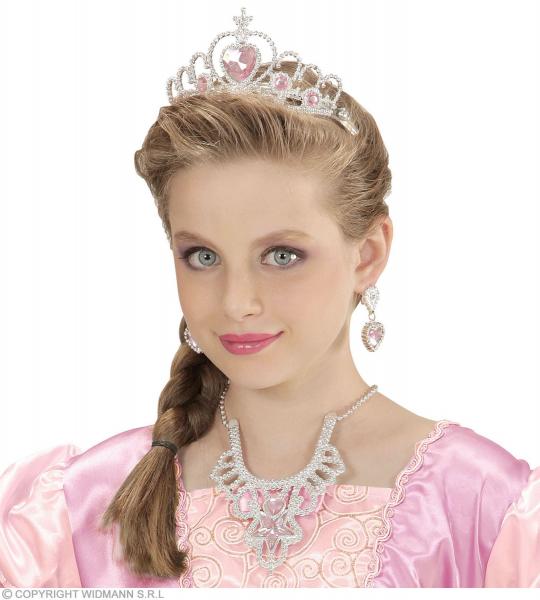SCHMUCKSET PRINZESSIN (Tiara, Halskette, Ohrringe)