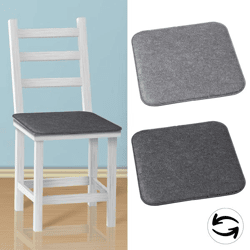 Felt seat cushion, square, 2-colored, reversible approx. 35x35cm 