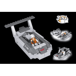 Sluban M38-B0537D - Landings Craft 3IN1