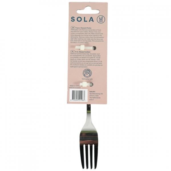 Sola Montana Dessertgabel 18,5 cm 3 Stück