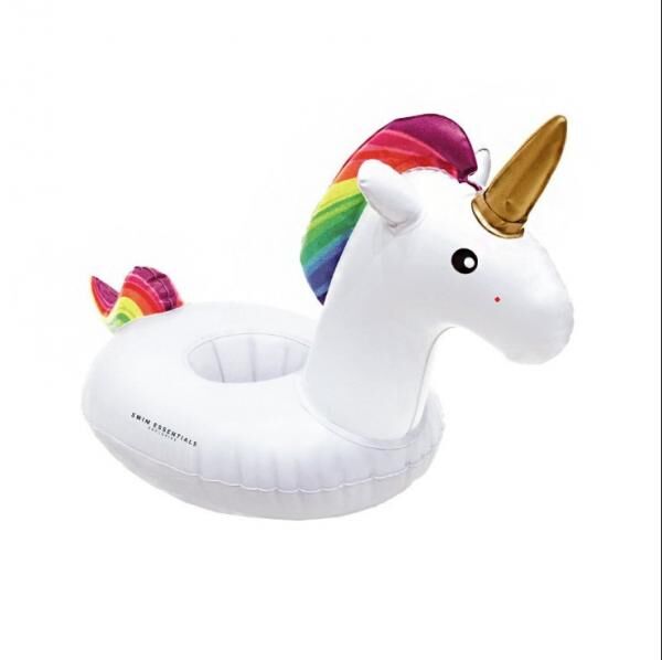 Swim Essentials - Aufblasbarer Becherhalter "Einhorn" 17cm