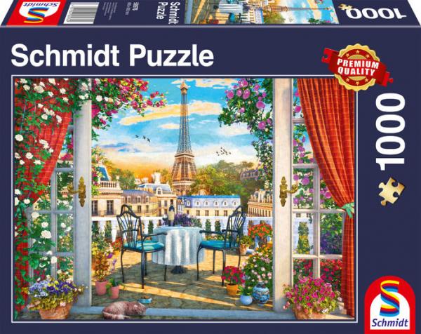 Terrace in Paris - 1000 piece jigsaw puzzle