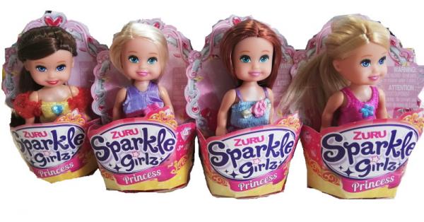 Zuru - Sparkle Girlz - Princess - Mini Spielfgur, 4-fach sortiert