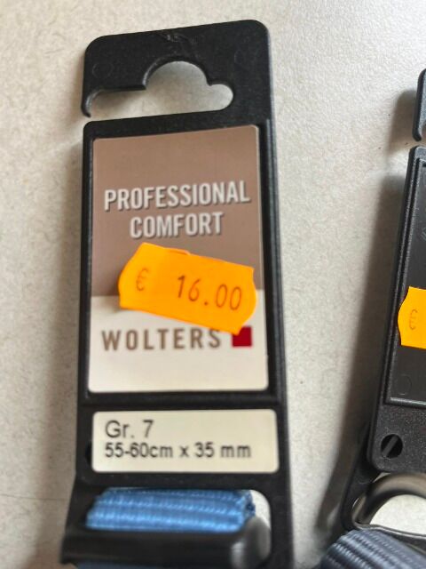19x WOLTERS Professional Comfort Hundehalsband – Premium Neuware – Größen 7 & 8